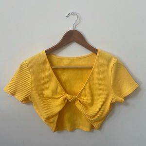 Twist crop top